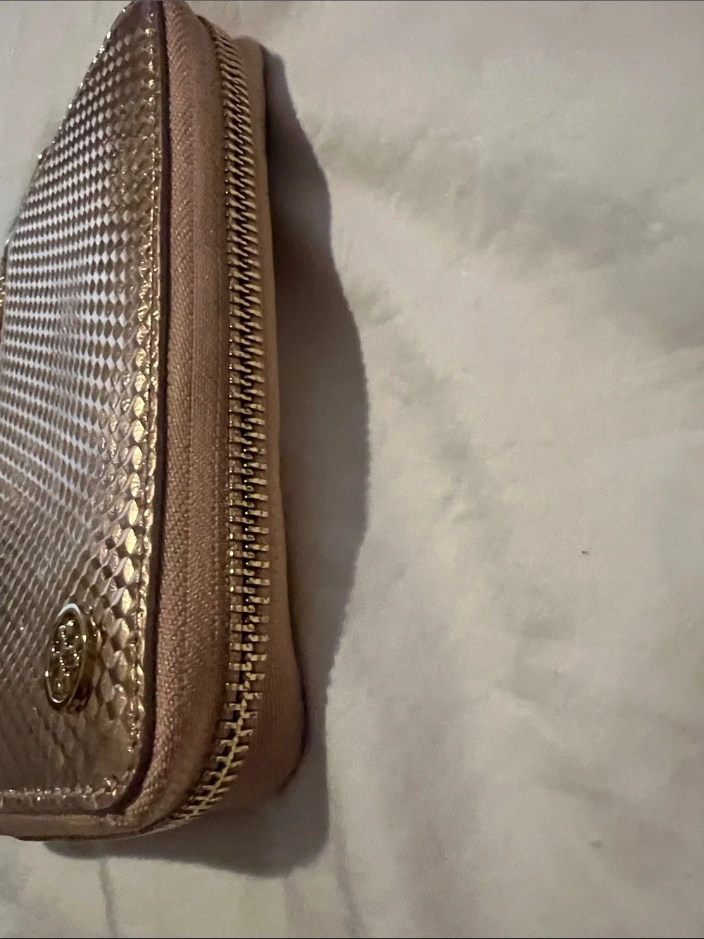 Tory Burch shiny metallic